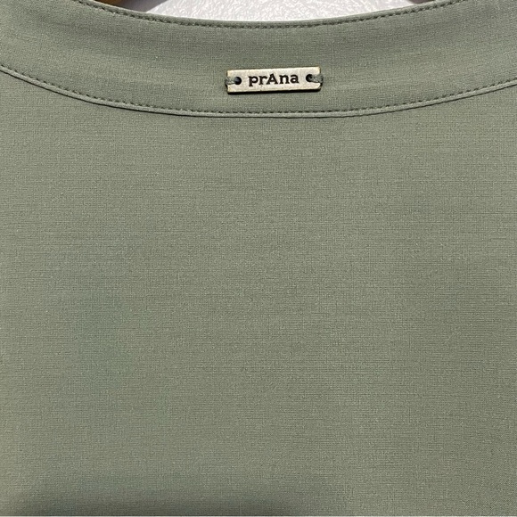 Prana Railay Womens Oversized Olive Green Button Up Shirt Size XL - Picture 2 of 9